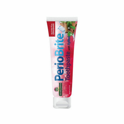 Nature's Answer, PerioBrite Toothpaste With Xylitol Cinnamint, 4 Oz