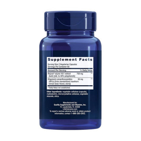 Life Extension, Cardio Peak, with Standardized Hawthorn and Arjuna 120 vcaps Life Extension