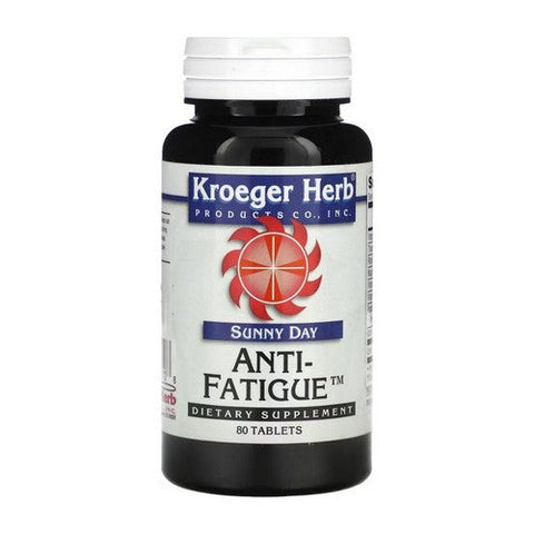 Kroeger Herb, Sunny Day Anti Fatigue, 80 Tabs