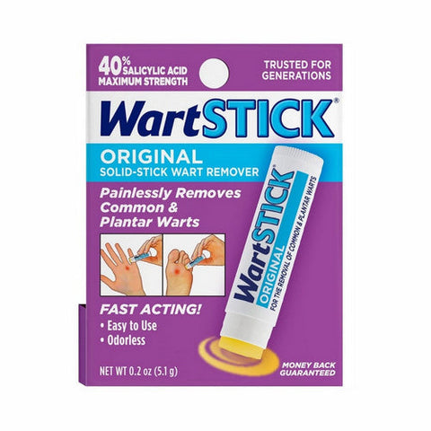 Wart Stick, Maximum Strength 40% Salicylic Acid Solid-Stick Wart Remover, 0.2 Oz Wart Stick