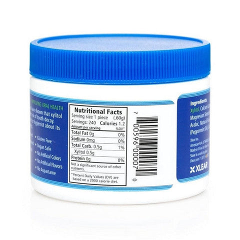 Xlear Inc, Dental Defense Xylitol Mints Sugar Free Peppermint, 240 Count Xlear Inc