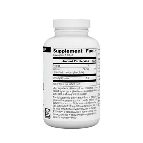 Source Naturals, N-Acetyl Cysteine, 1,000 mg, 180 Tabs Source Naturals