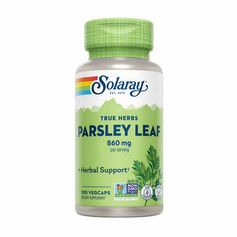 Solaray, True Herbs Parsley Leaf, 420 Mg, 100 Veg Caps Solaray