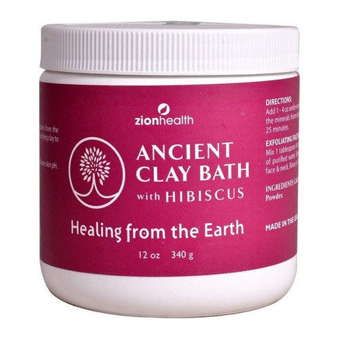 Zion Health, Ancient Clay Bath Hibiscs, 12 Oz Zion Health
