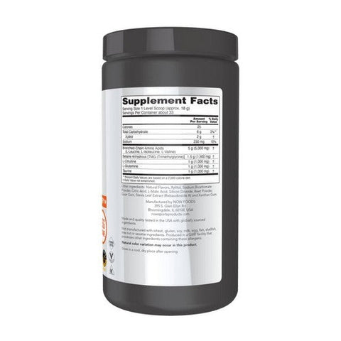 Now Foods, BCAA Big 6, Watermelon Flavor 600 Grams Now Foods