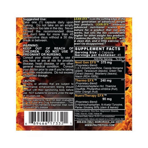 Formutech Nutrition, Lean EFX Classic DMAA, 45 Caps Formutech Nutrition