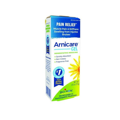 Boiron, Arnicare Gel Pain Relief Muscle Pain And Stiffness-Swelling From Injuries-Bruising, 2.6 Oz Boiron