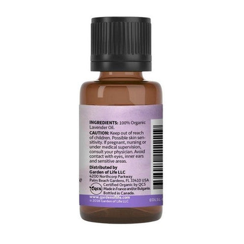 Garden of Life, Essential Oil, Lavender 0.5 Oz Garden of Life