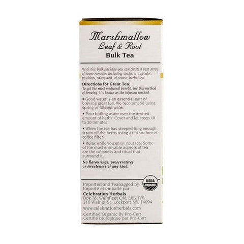 Celebration Herbals, Organic Marshmallow Leaf And Root Tea, 40 grams Celebration Herbals