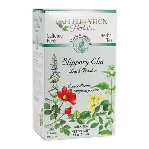 Celebration Herbals, Slippery Elm Bark Powder Tea, 65 grams Celebration Herbals