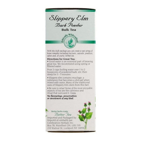 Celebration Herbals, Slippery Elm Bark Powder Tea, 65 grams Celebration Herbals