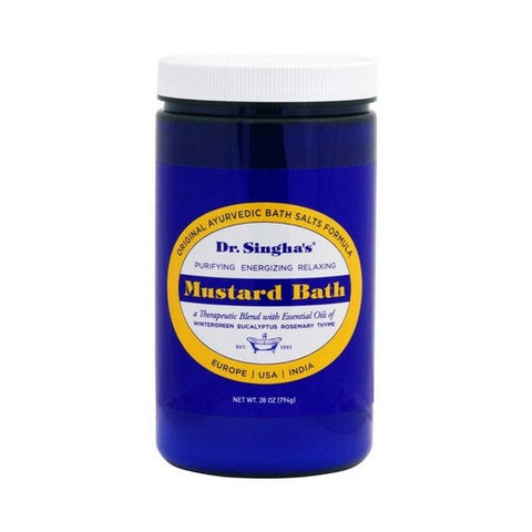 Dr. Singhas Mustard Bath, Mustard Bath Original Ayurvedic Bath Salts Formula, 28 Oz Dr. Singhas Mustard Bath