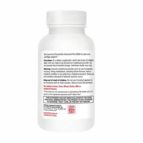 21st Century, Glucosamine Chondroitin Advanced, 120 Tabs 21st Century