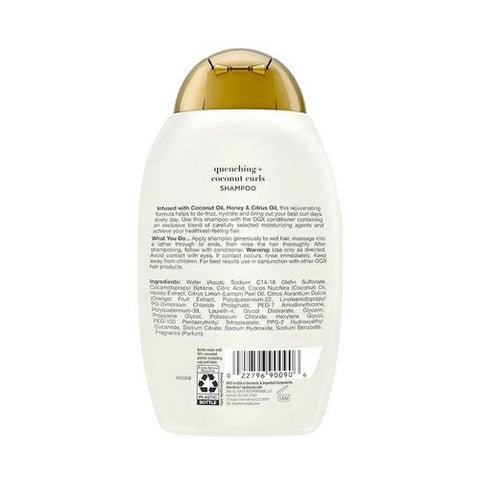 OGX, Quenching + Coconut Curls Curl-Defining Shampoo, 13 Oz
