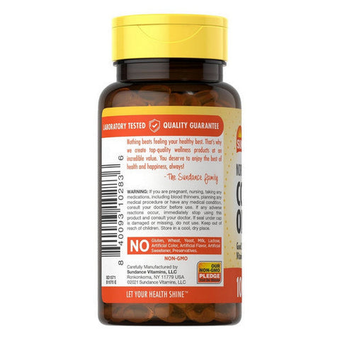 Sundance, Norwegian Cod Liver Oil With EPA-DHA Quick Release Softgels, 100 Tabs Sundance
