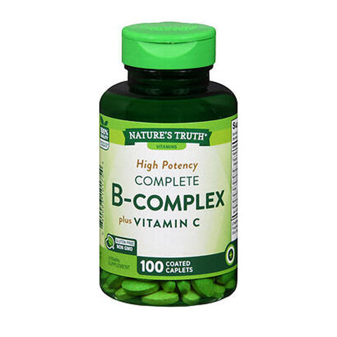 Nature's Truth, High Potency Complete B Complex Plus Vitamin C, 100 Caps Nature's Truth