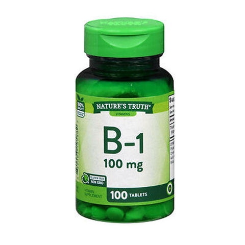 Nature's Truth, Vitamin B-1, 100 Mg, 100 Tabs Nature's Truth