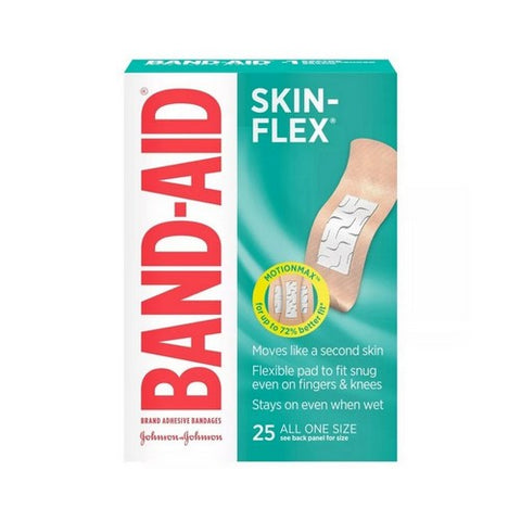 Band-Aid, Skin-Flex Adhesive Bandages 7/8 X 2 3/4 Inch, 25 Each Band-Aid