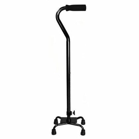 McKesson, Small Base Quad Cane McKesson Steel 30 to 39 Inch Height Black, Count of 1 McKesson