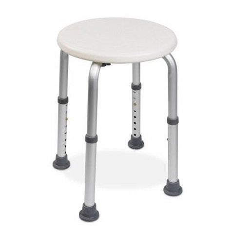 McKesson, Shower Stool McKesson Without Arms Aluminum Frame Without Backrest 13-1/2 to 21 Inch Height, Count of 1 McKesson