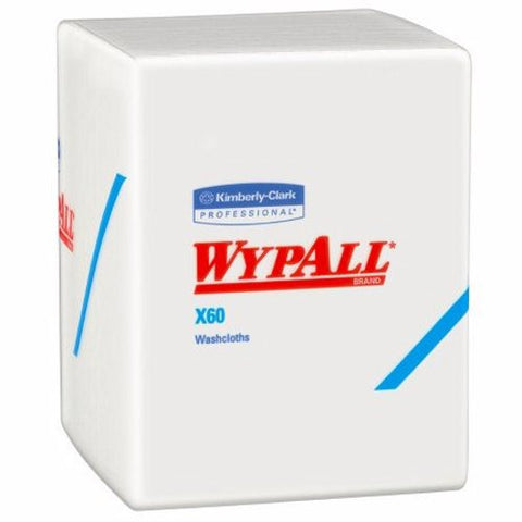 Task Wipe WypAll X60 Light Duty White NonSterile Hydroknit 10 X 12-1/2 Inch Disposable Count of 1 by Lagasse