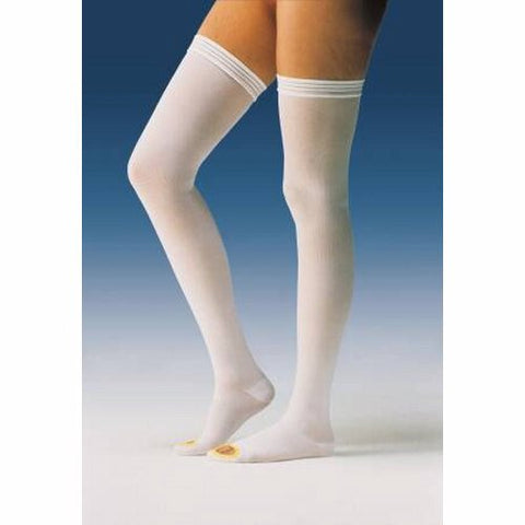 Bsn-Jobst, Anti-embolism Stockings JOBST  Anti-Em/GPT Knee High Large / Long White Inspection Toe, Box Of 12 Bsn-Jobst