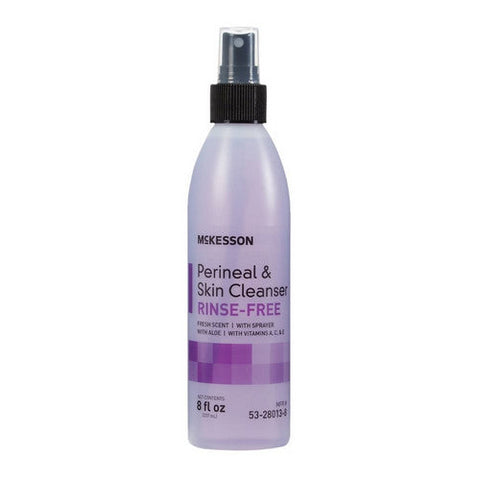 McKesson, Rinse-Free Perineal Wash McKesson Liquid 8 oz. Pump Bottle Fresh Scent, Count of 48