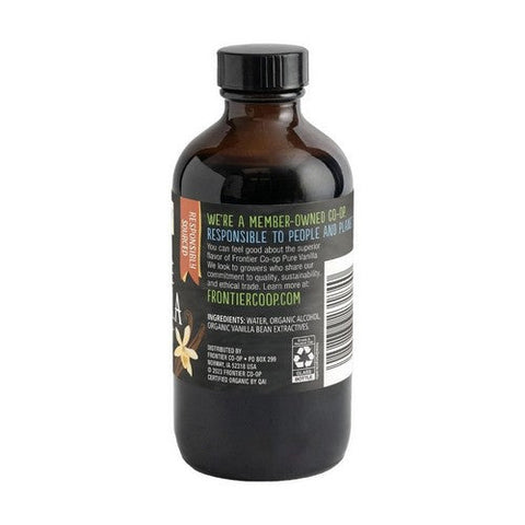 Frontier Coop, Organic Pure Vanilla Extract, 8 Oz Frontier Coop