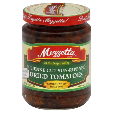 Tomato Sundrd Ooil Julien Case of 6 X 8 Oz by Mezzetta