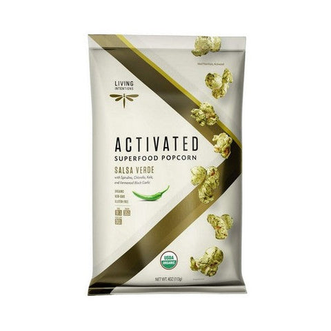 Living Intentions, Salsa Verde Popcorn, 4 Oz(Case Of 12) Living Intentions