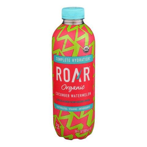Roar Beverages, Organic Cucumber Watermelon Beverage, 18 Oz Roar Beverages