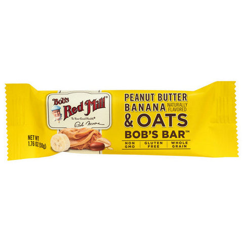 Bobs Red Mill, Peanut Butter Banana And Oats Bob's Bar, 1.76 Oz(Case Of 12) Bobs Red Mill