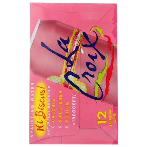 Wtr Spark Hibiscus 12Pk Case of 2 X 144 Oz by La Croix