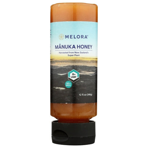 Melora, Honey Manuka Umf8 Sq Btl, 12 Oz Melora