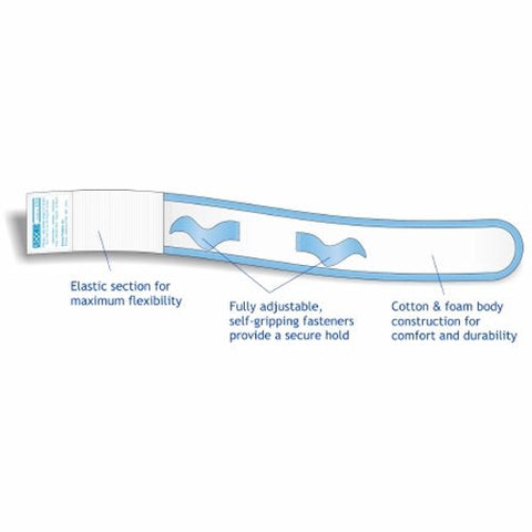 McKesson, Heel Protector One Size Fits Most Black Blue, 1 Each, Black / Blue McKesson