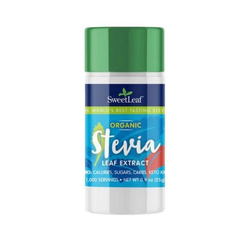 Sweetleaf Stevia, SweetLeaf Organic Stevia Extract Sweetener, 0.9 Oz, 25 gm Sweetleaf Stevia