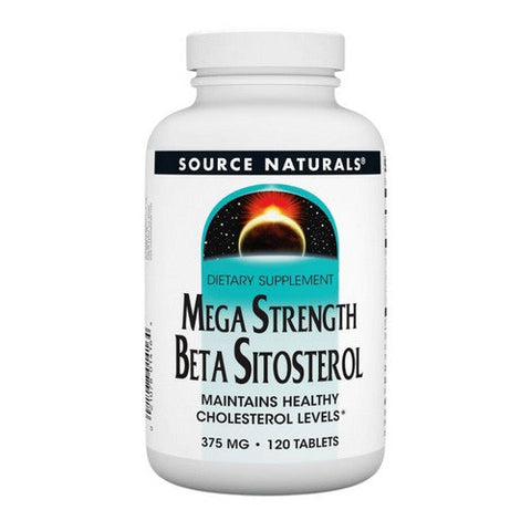 Source Naturals, Beta Sitosterol Mega Strength, 375 Mg, 120 Tabs Source Naturals