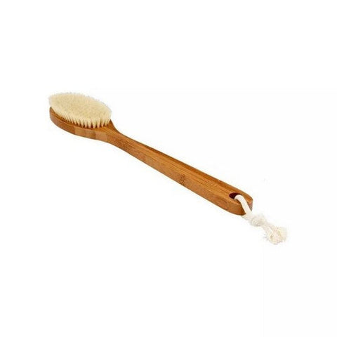 Bass Brushes, Body Care Body Brush 81 Dark Bamboo Oval Style With Natural Bristles, 1 Count Bass Brushes