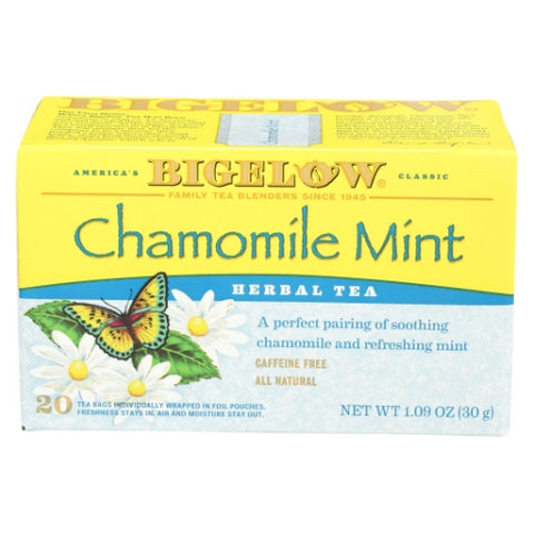 Chamomile Mint Herbal Tea 20 Bags (Case of 6) by Bigelow