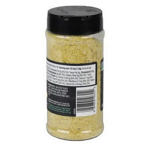 Frontier Coop, Himalayan Salt And Vinegar Nutritional Yeast Blend, 7.51 Oz Frontier Coop