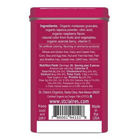 St. Claire's, Organics Raspberry Tarts, 1.5 Oz St. Claire's