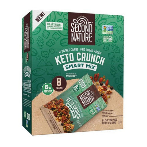Keto Crunch Smart Mix Nut Medley 10 Oz (Case Of 6) by Second Nature