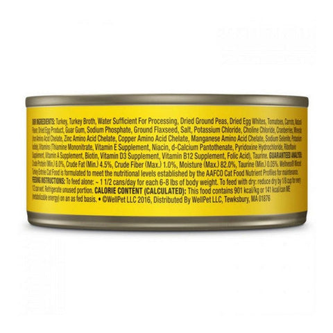 Wellness, Minced Turkey Entree Cat Food, 5.5 Oz (Case Of 24) Wellness