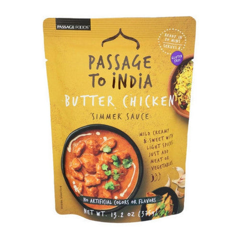 Passage Foods, Butter Chicken Simmer Sauce, 13.2 Oz(Case Of 6) Passage Foods