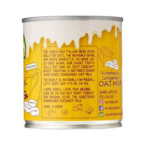 Natures Charm, Sweetened Condensed Oat Milk, 11.25 Oz(Case Of 6) Natures Charm