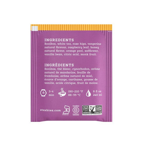 Stash Tea, Tangerine Honey Daydream Tea, 18 Bags(Case Of 6) Stash Tea