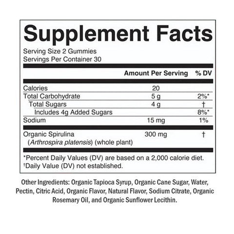 MaryRuth's, Spirulina Strawberry Lemonade, 60 Gummies MaryRuth's
