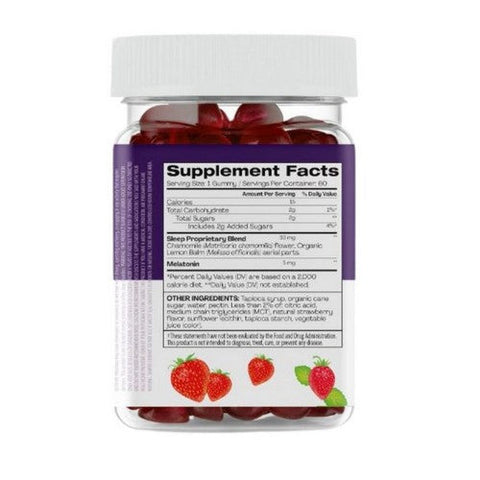 Hello Bello, Sleep Well Melatonin And Botanicals Strawberry, 60 Gummies Hello Bello