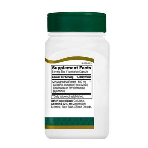 21st Century, Standardised Ashwagandha Extract, 60 Veg Caps