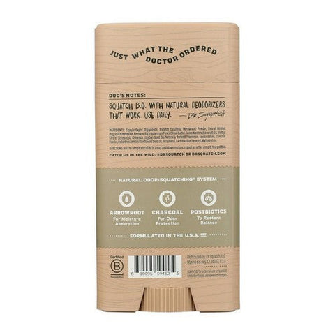 Dr. Squatch, Men'S Natural Deodorant Stick Aluminum Free Birchwood Breeze, 2.65 Oz Dr. Squatch
